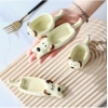 Super cute little dog ceramic flavor dish ins creative high aesthetic design dipping pet bowl dish cartoon small dish