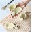 Super cute little dog ceramic flavor dish ins creative high aesthetic design dipping pet bowl dish cartoon small dish