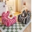Dopamine children's sofa, internet celebrity lazy cartoon striped sofa chair, baby reading corner, mini cute little sofa