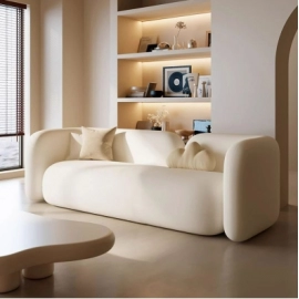 Cream style minimalist homestay, home apartment, b..