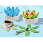 Succulent shaped silicone insulated coaster, dining mat, small basin storage, fashionable decoration, multi-color environmentally friendly silicone insulated mat