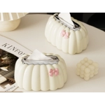 Towel box, living room, high-end light luxury paper box, home tea table decoration, car interior, high-end feeling, creative paper box