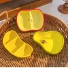 Cute fruit shaped ceramic plates, home dining tables, fun snacks, plates, dishes, sauces, seasonings, snacks, plates