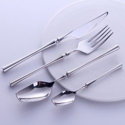 304 Stainless Steel Table Fork Knife Spoon Dinner Set Dinnerware  Sets