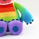 New Disney Lilo & Stitch Plush Doll Rainbow Stitch Cute Cartoon Children's Doll Colorful Plush Toy Room Decor Girl Birthday Gift